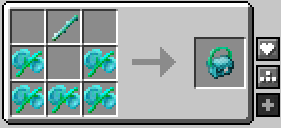 ミラージュの茎1個とミラージュの葉5枚から植物カバンを作るレシピ