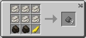 硝石6個・木炭2個・硫黄1個から火薬9個を作るレシピ